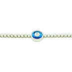 Single Evil Eye Waterway Bracelet