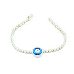 Single Evil Eye Waterway Bracelet