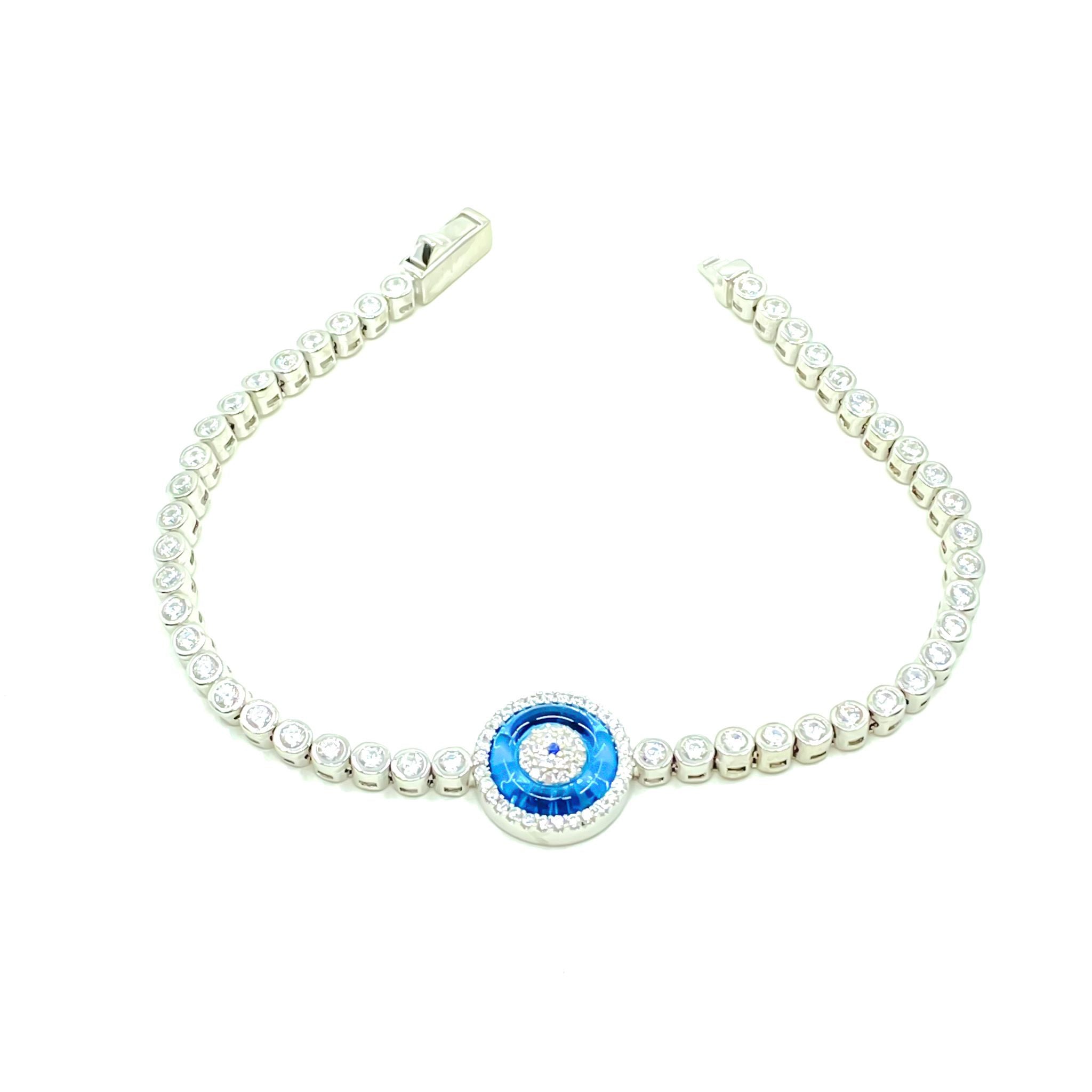Single Evil Eye Waterway Bracelet