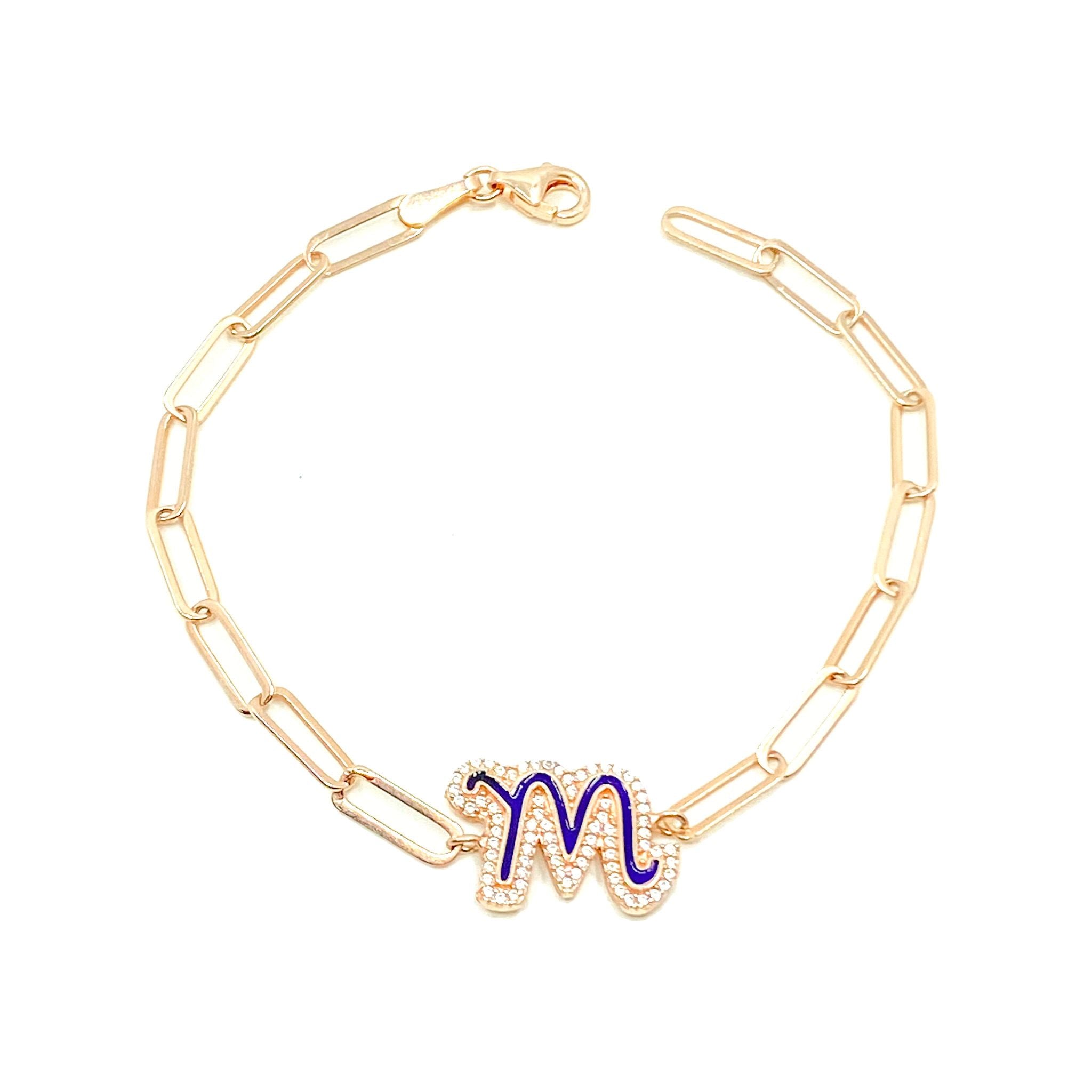 Italic Letter Force Bracelet