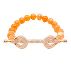 سوار قفل حجري طبيعي