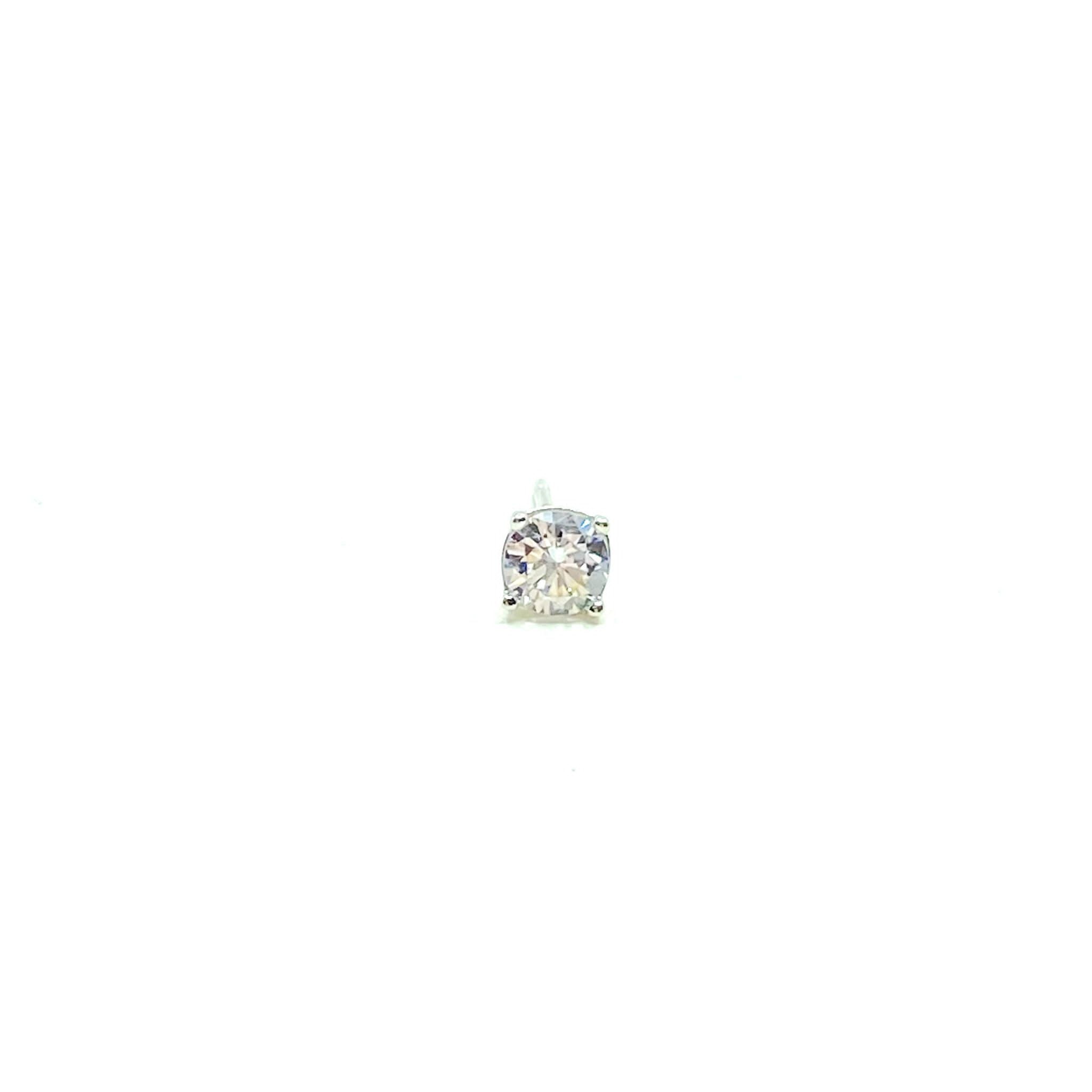 Solitaire Classic 3 mm Earrings