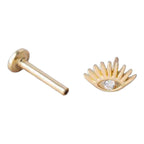 Micro Eye 14 K Piercing