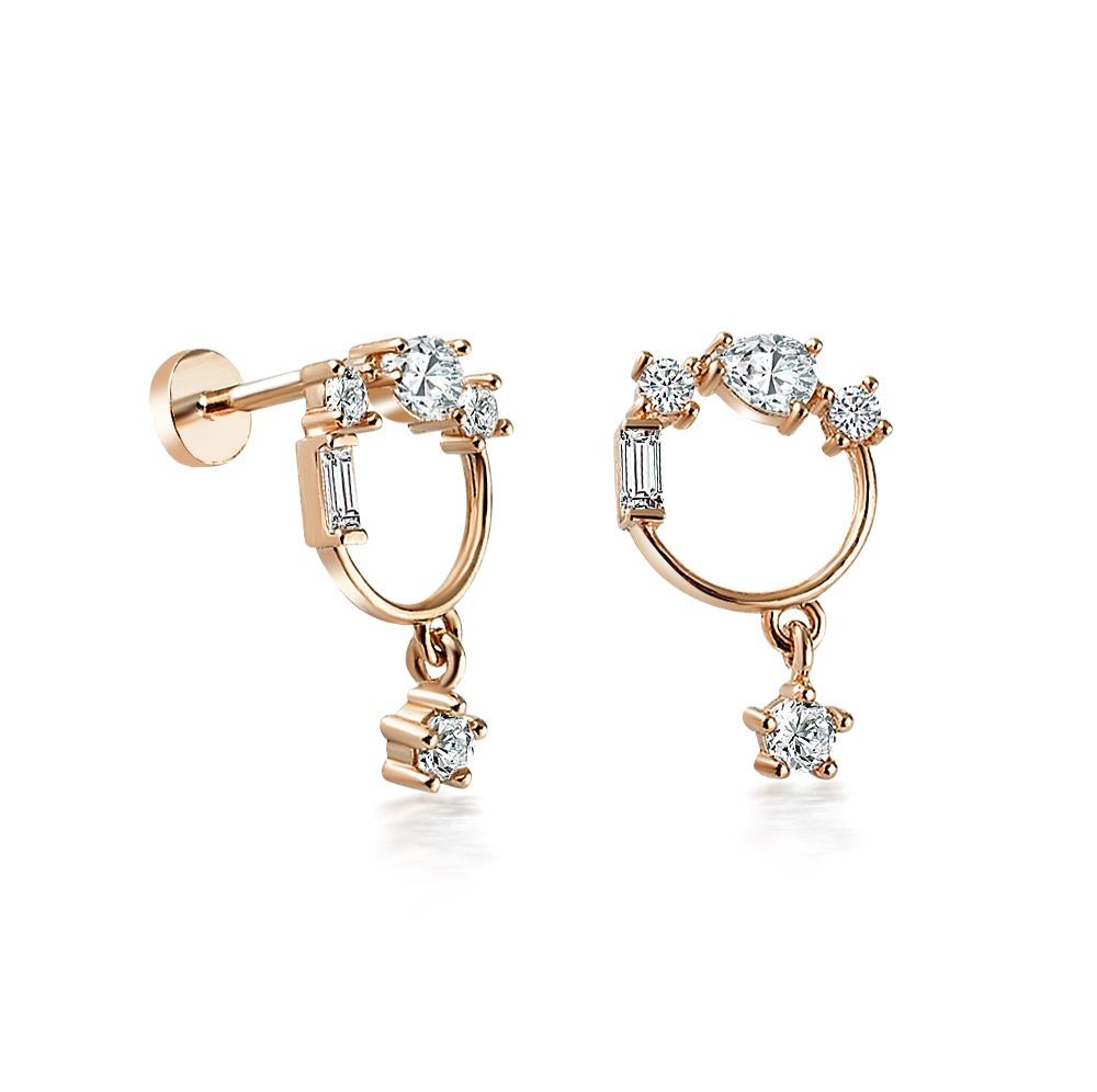 Bella Circle 14K Piercing