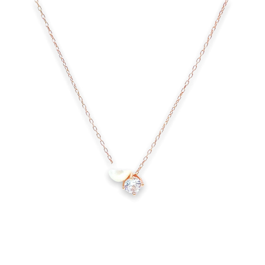 قلادة لينا بيرل سوليتير