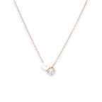 قلادة لينا بيرل سوليتير