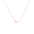 قلادة الحب المطلية بالمينا الدقيقة