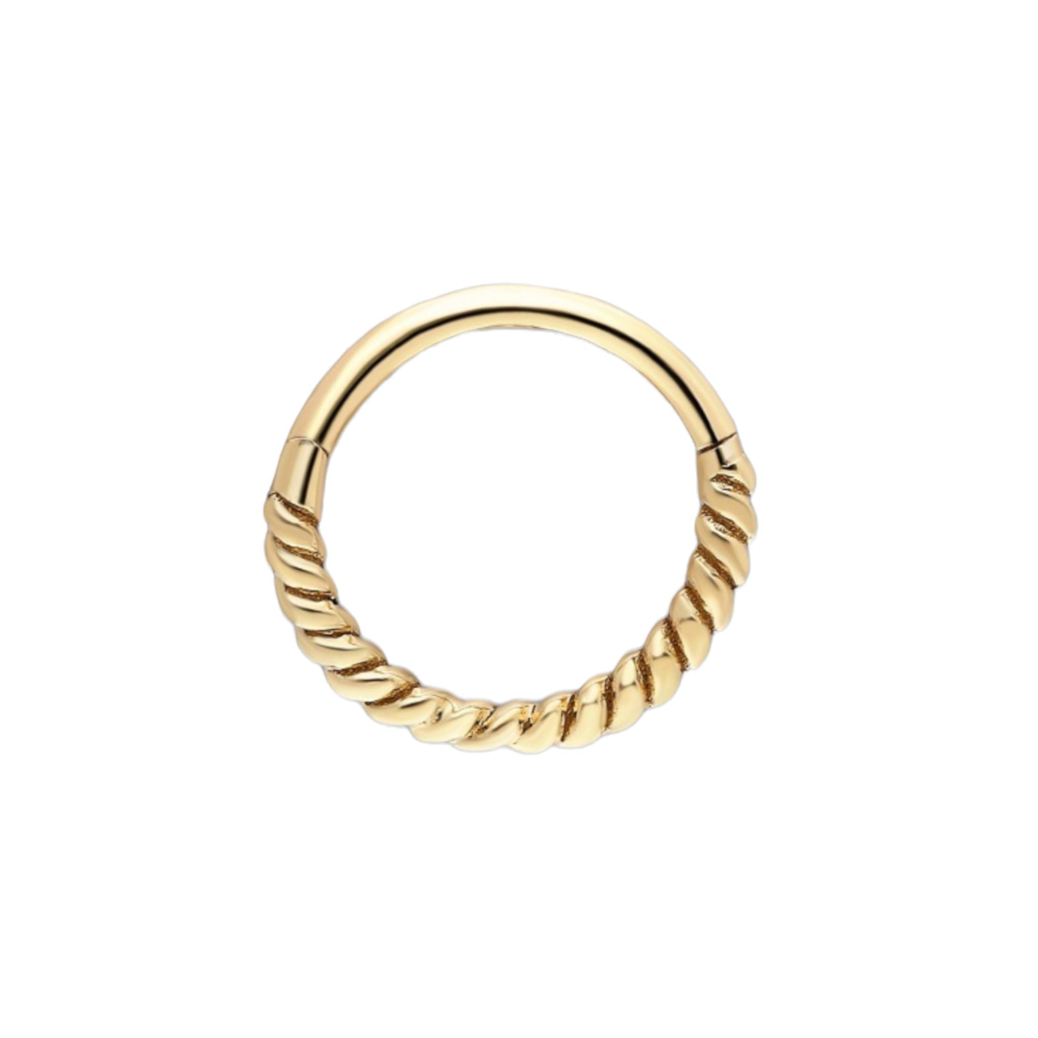 Auger 14K Ring Piercing