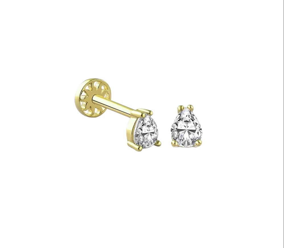 Damla One 14 K Gold Piercing