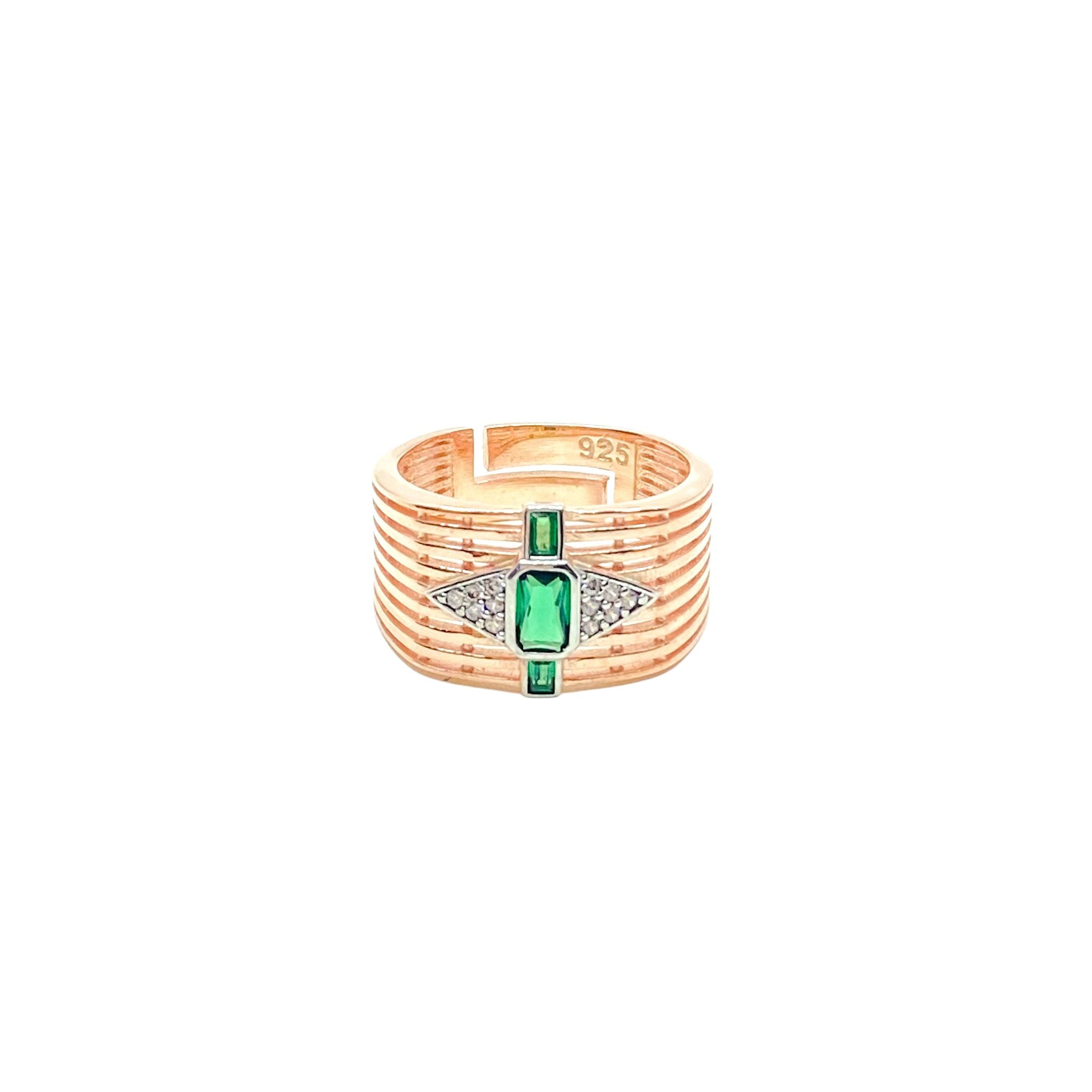Glorya Begi Green Ring