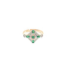 Glorya Green Trian Ring