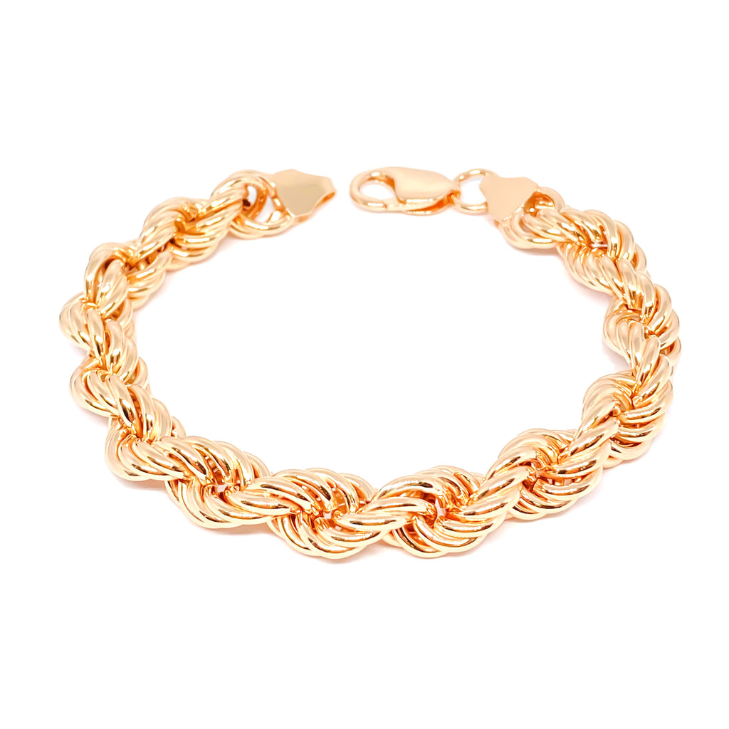 Thick Double Twist Bracelet M