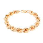 Thick Double Twist Bracelet M