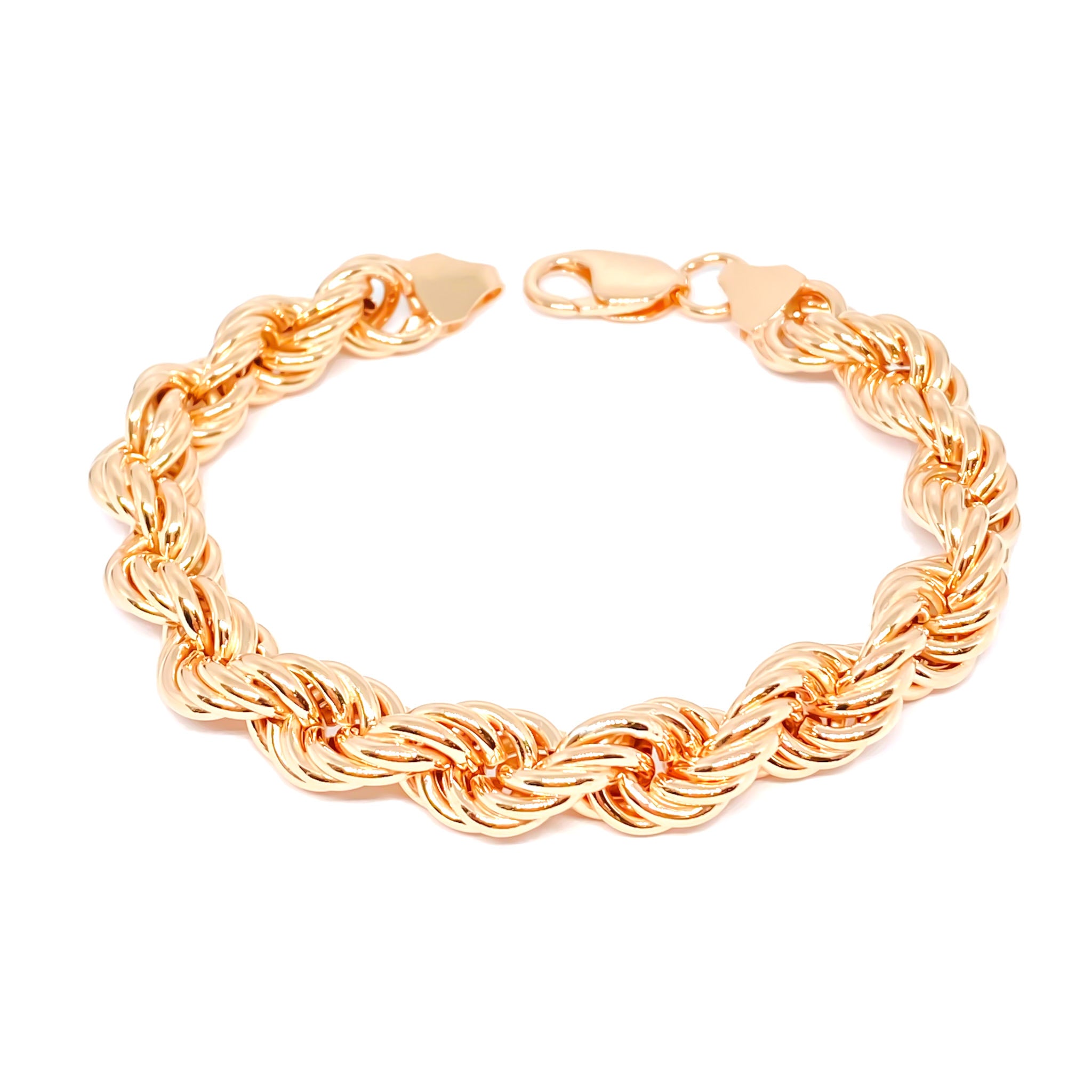 Thick Double Twist Bracelet M