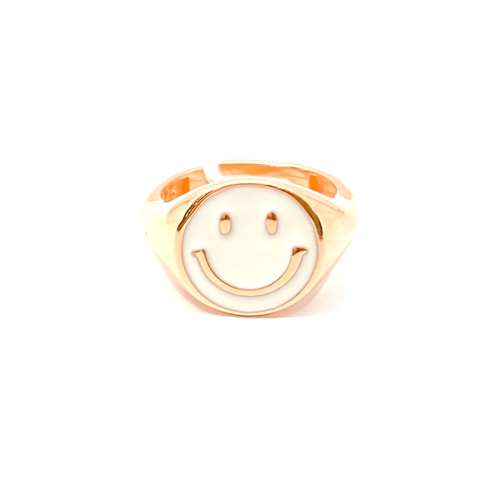 Enamel Smile Ring