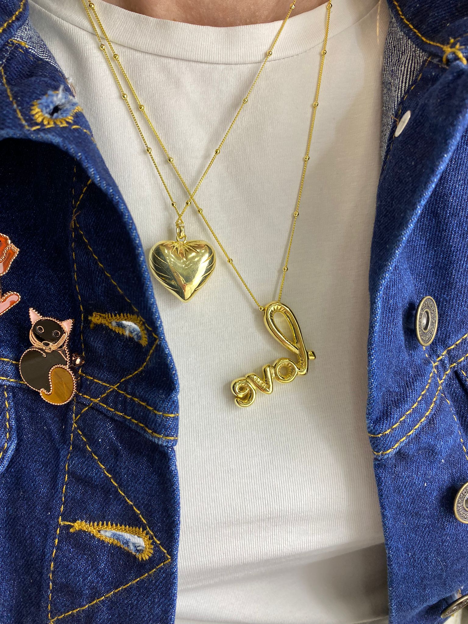 Balloon Heart L Necklace