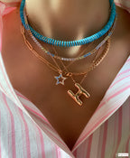 Opaque Colored Waterway Necklace / Choker