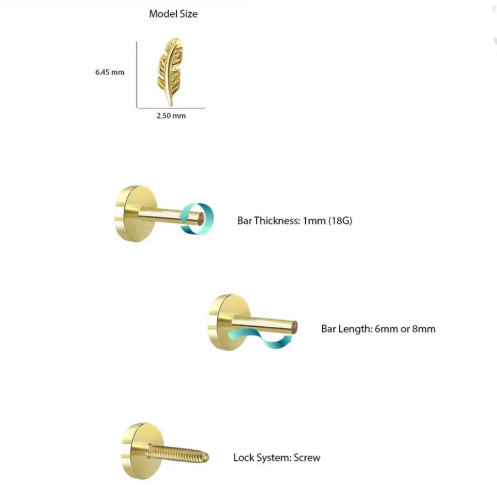 Bohemian 14K Piercing