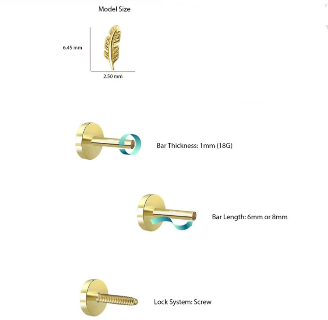 Bohemian 14K Piercing