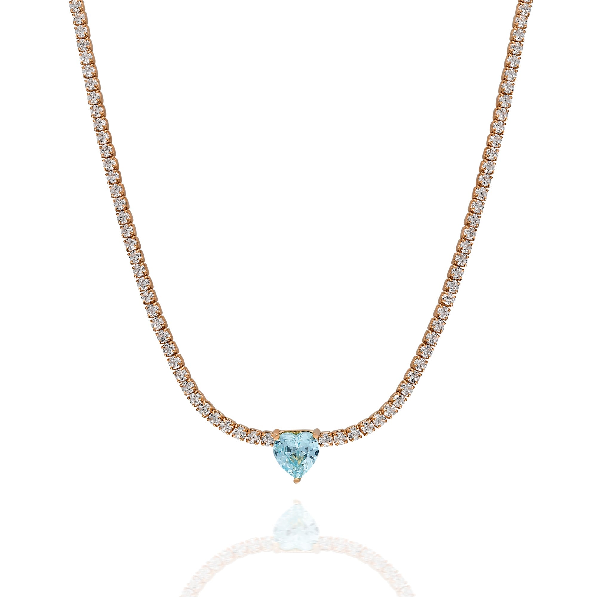 Aqua Marin Kalp Tennis Choker