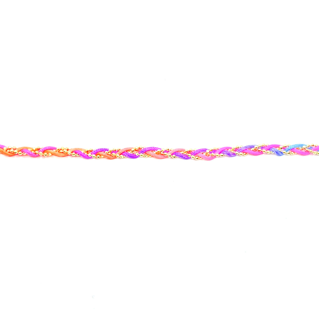 Örgü Renkli Halhal (Renk opsiyonlu)