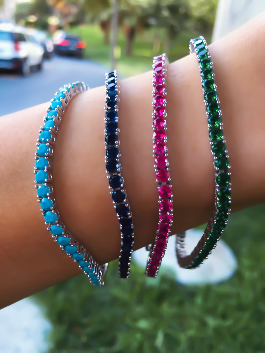 Colorful Stone Waterway 2.5 mm Bracelet