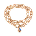 قلادة سيلور لوك فيجارو السميكة المرصعة بالخرز والعين الشريرة