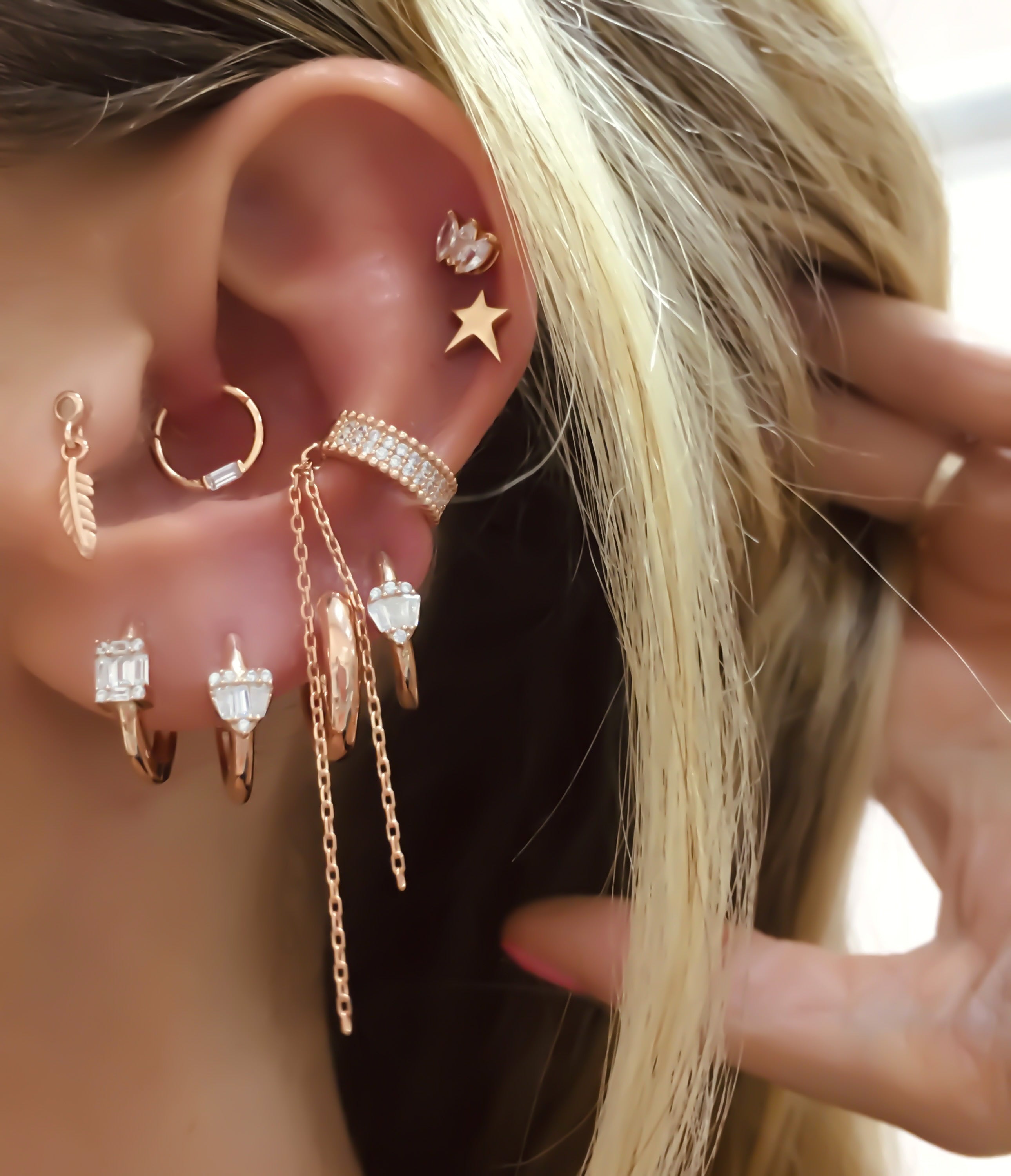 Mia Marquise 14 K Piercing