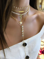 Name Plain Gurmet Chain Necklace