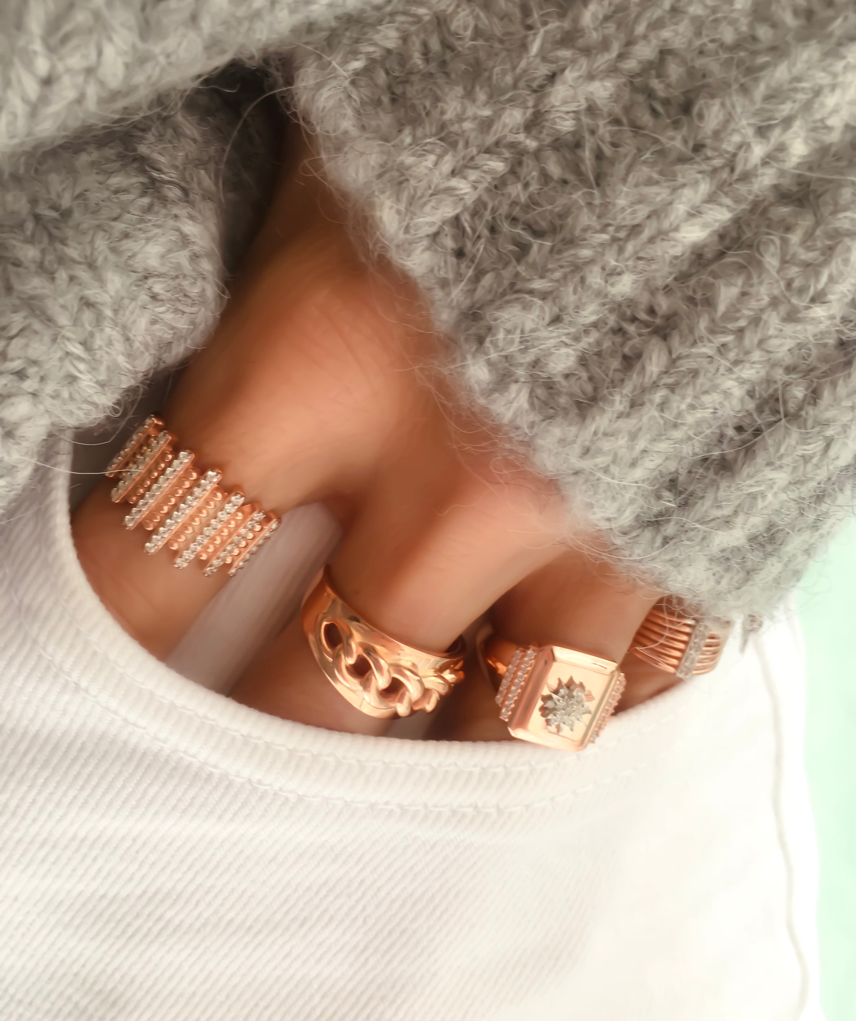 Izma Rope Thick Ring