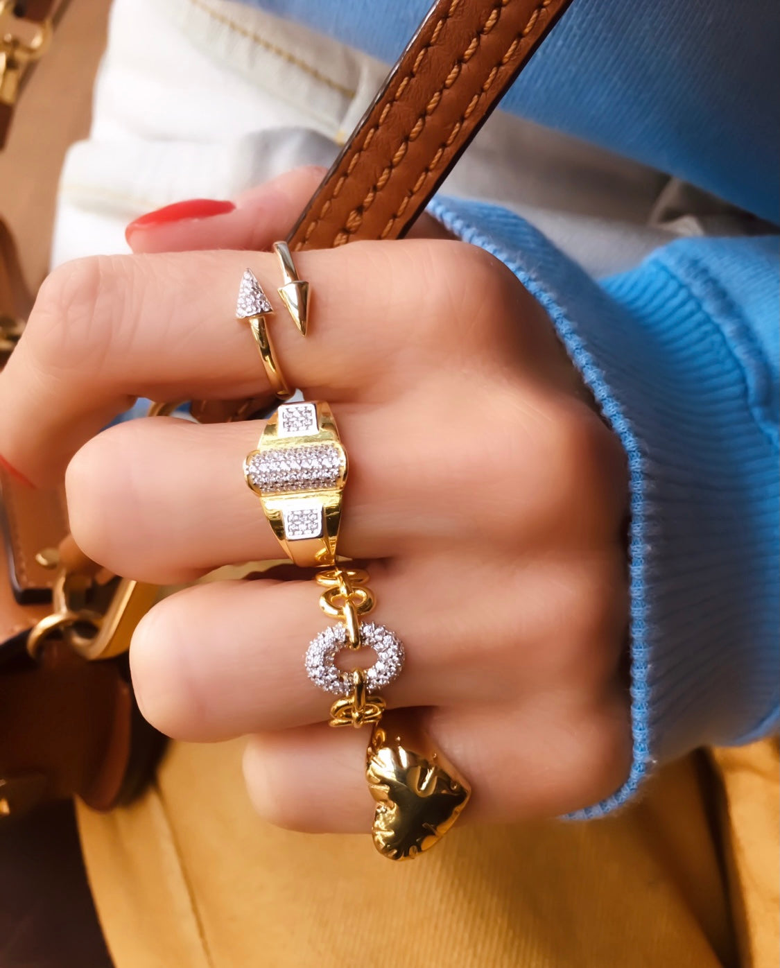 Mini Balloon Heart Ring