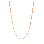 Oval and Ball Italian Cut Necklace