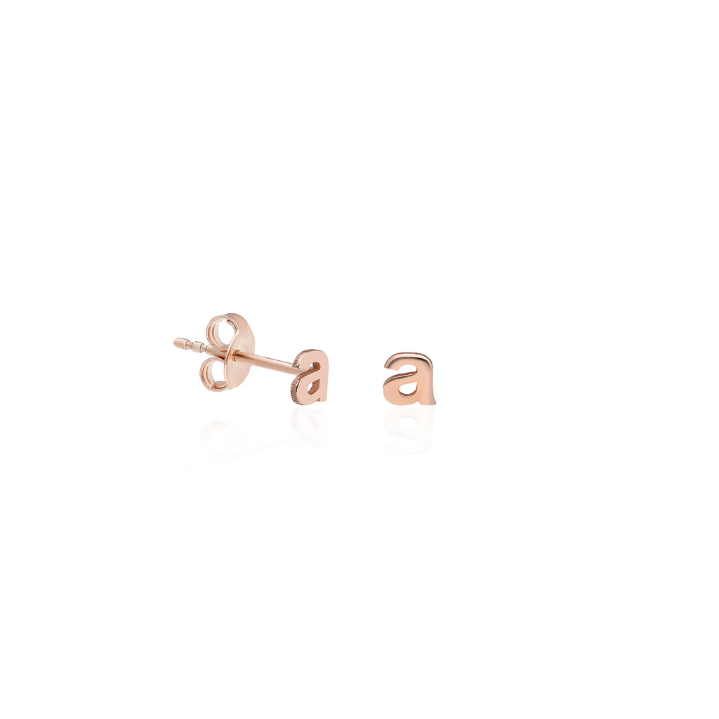 Micro Letter Pin Earrings