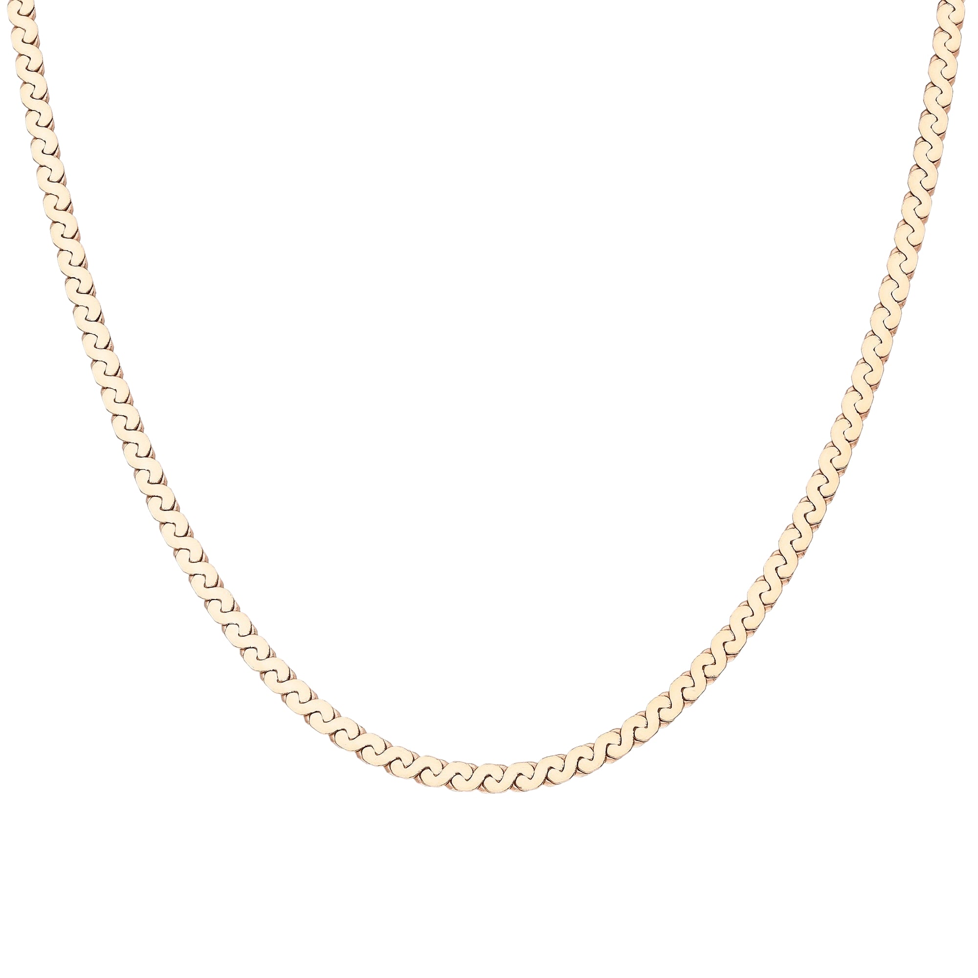 Thick knitted flat Chain