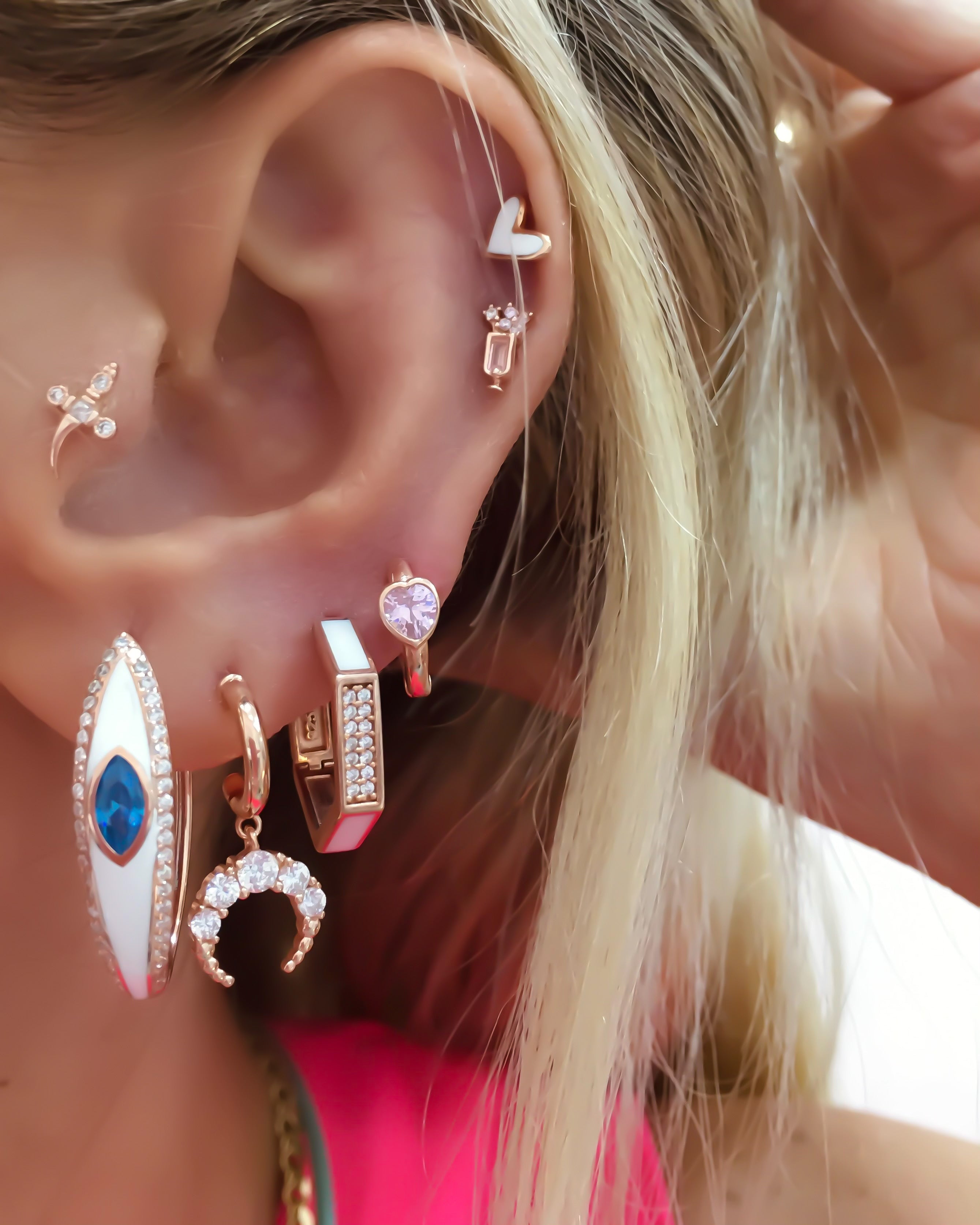 Süper Mini Kadeh Gümüş Percing