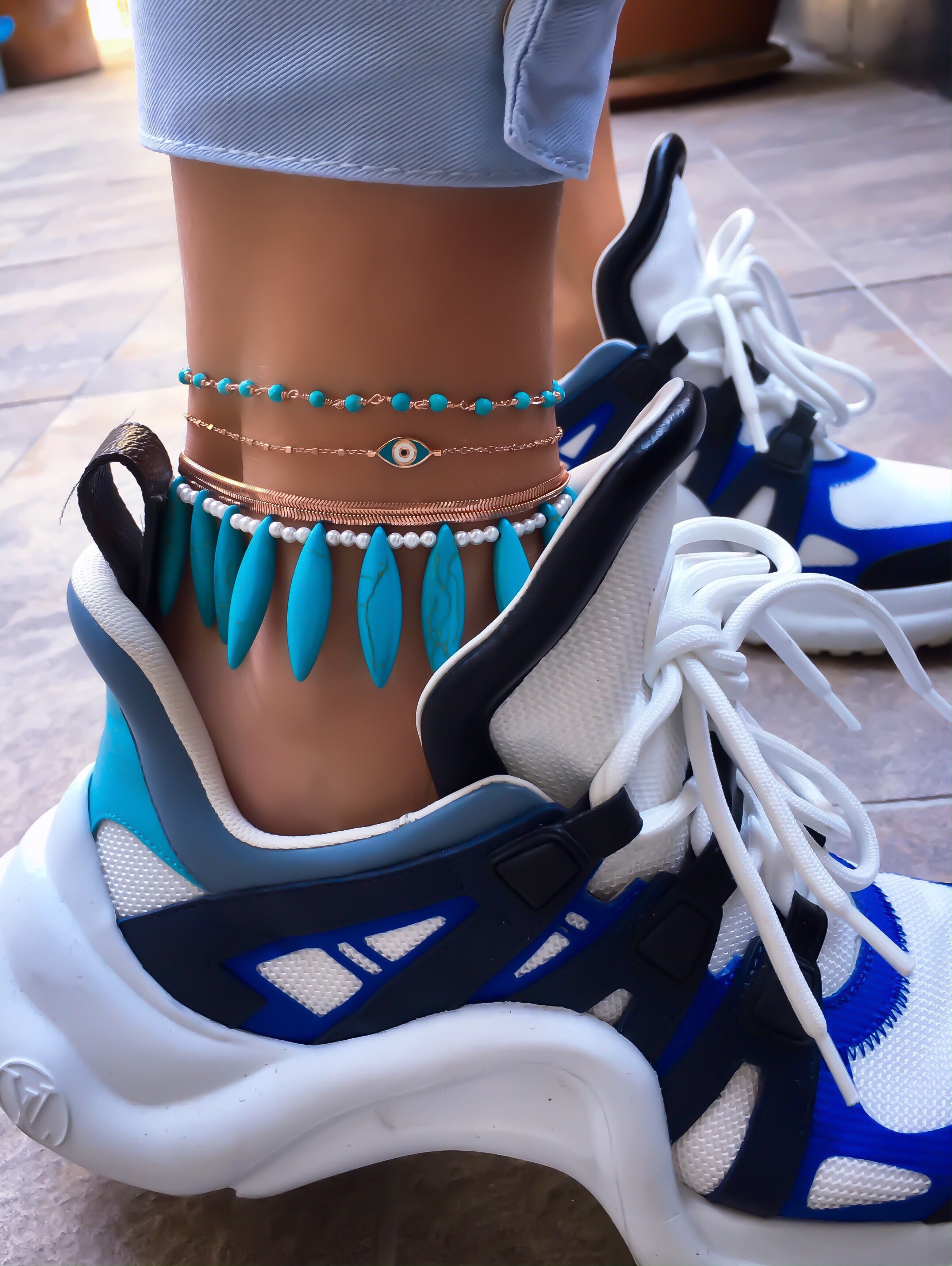 Balık sırtı Zincir Halhal