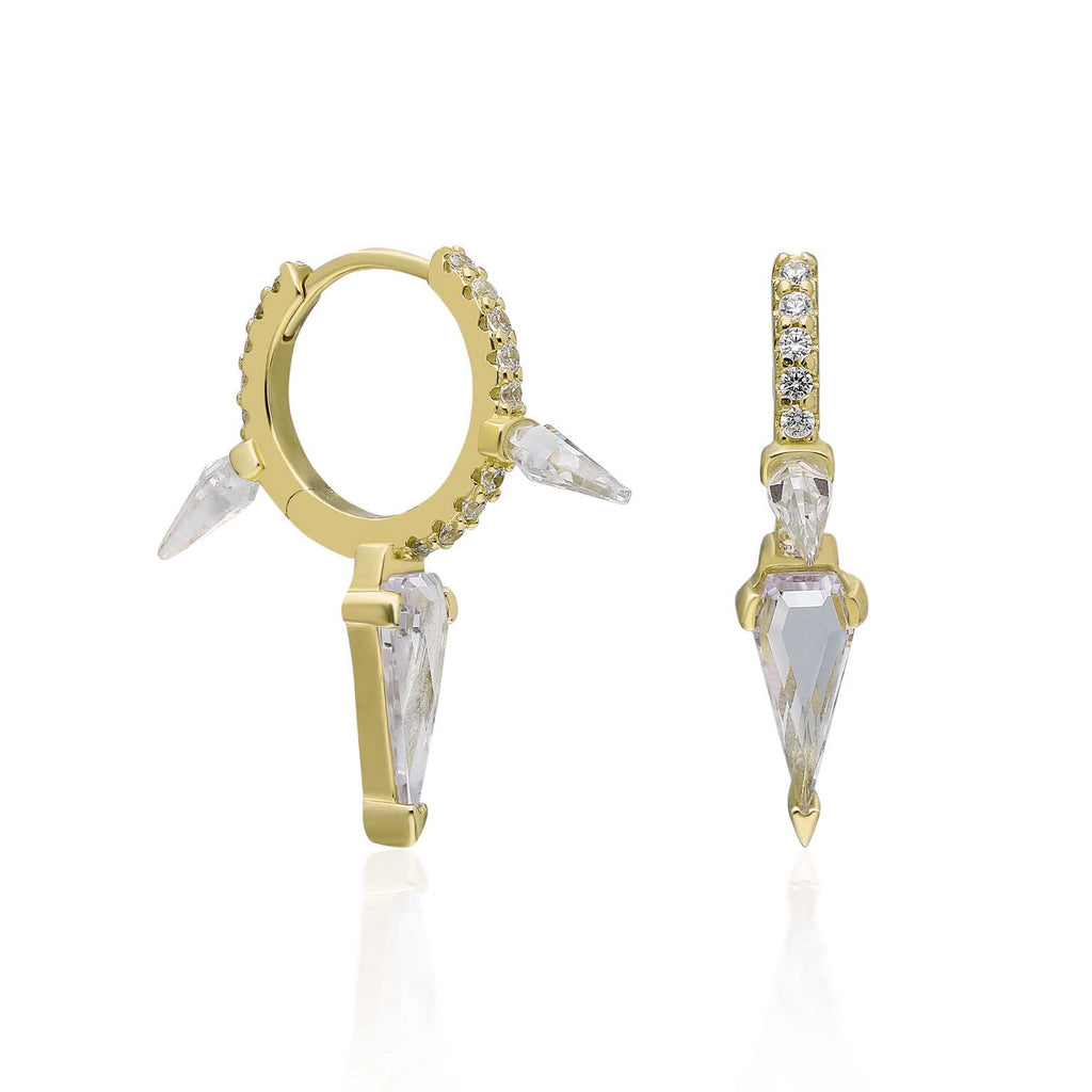 Ice Cris Trio Earrings