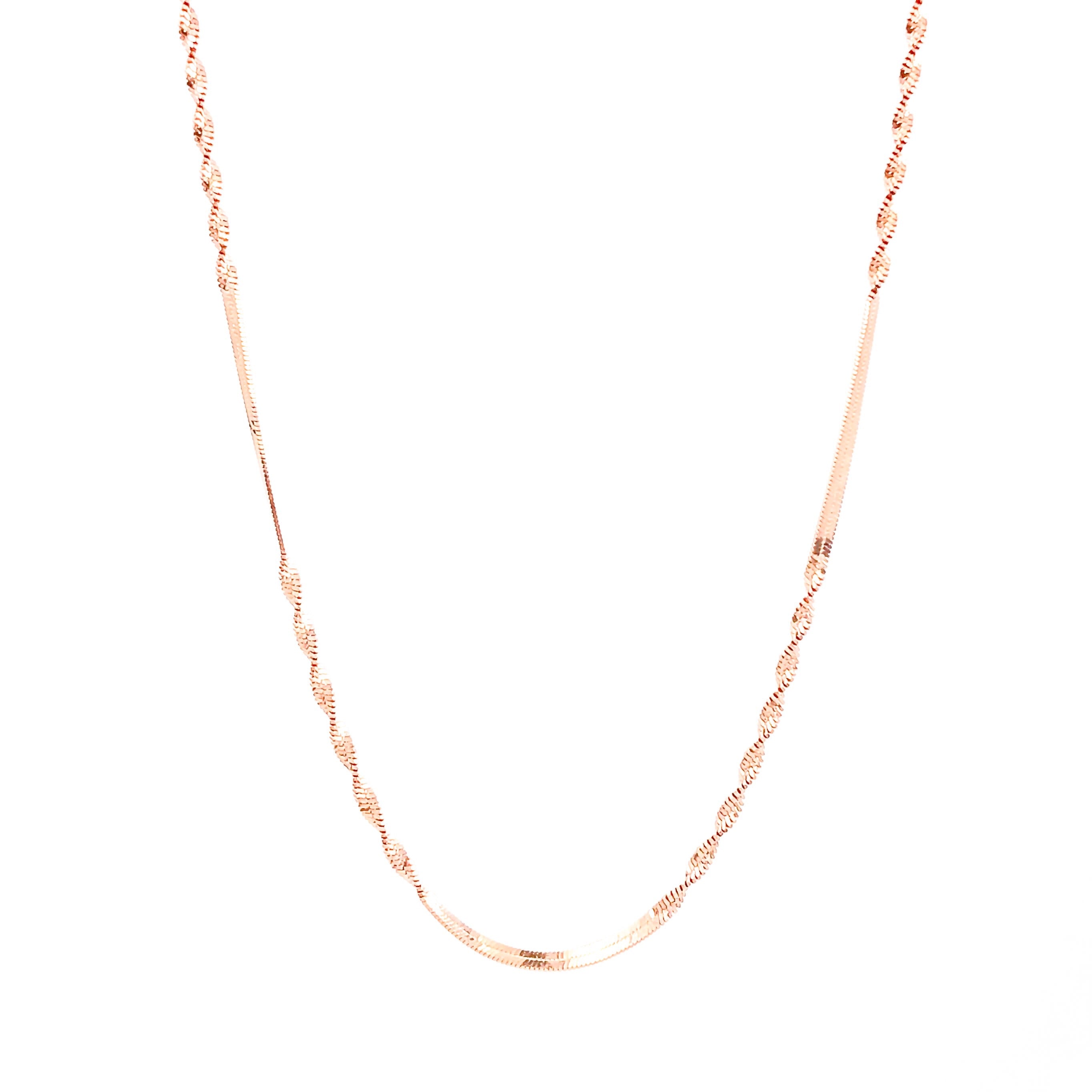 İnce italyan Burgu Kolye