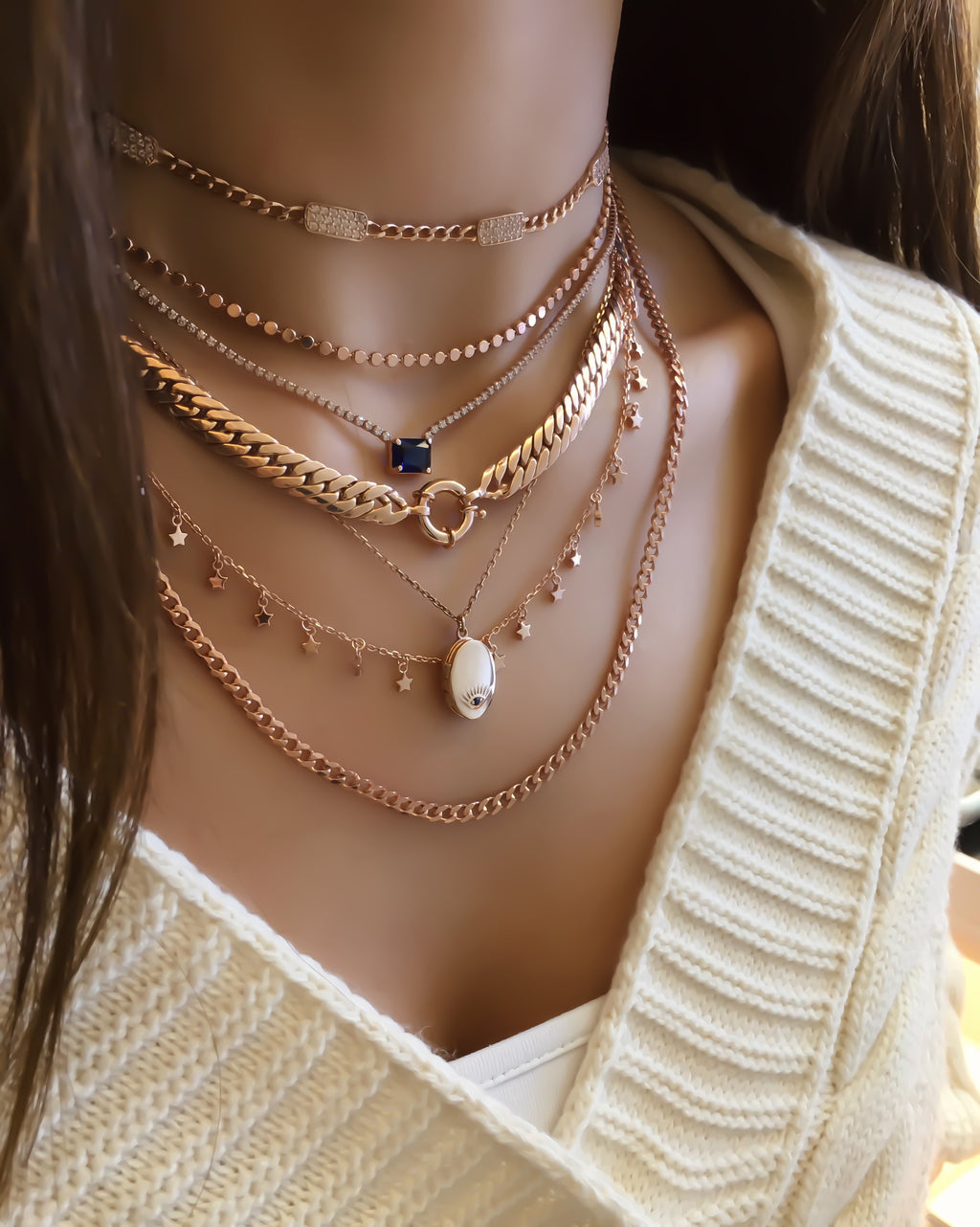 قلادة الذواقة المضغوطة 