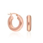 أقراط دائرية سميكة