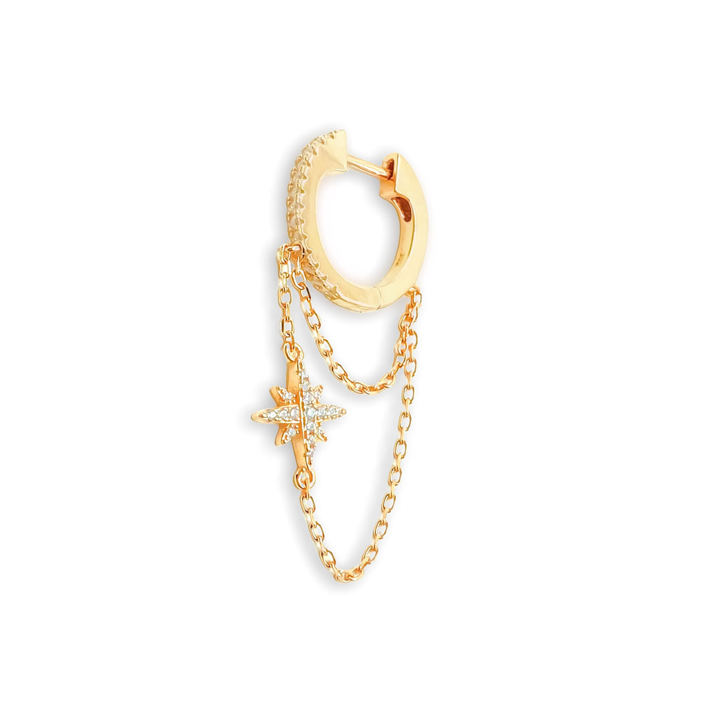 Bella Notte Double Chain Earrings