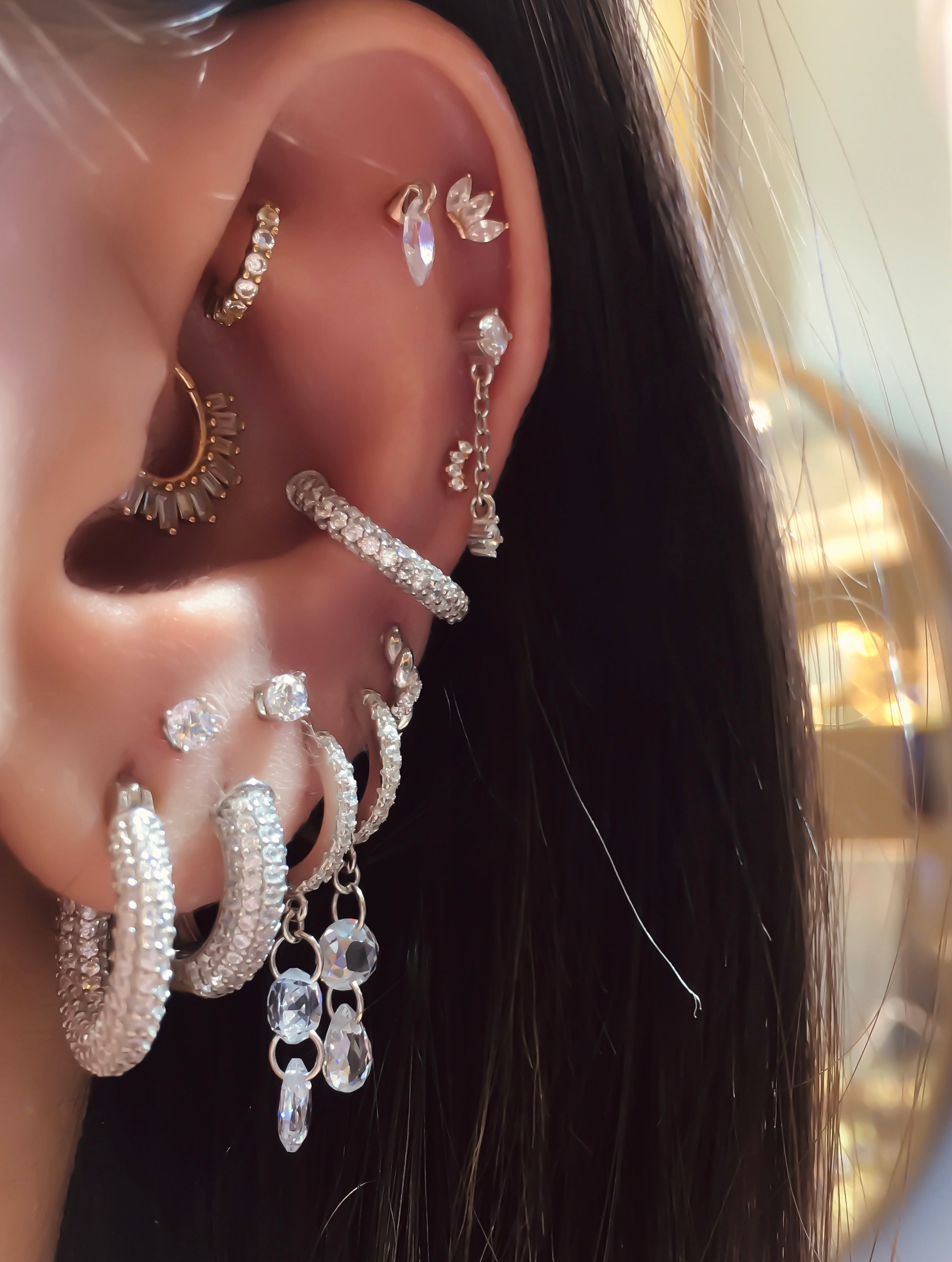 Solitaire Classic 2 mm Earrings