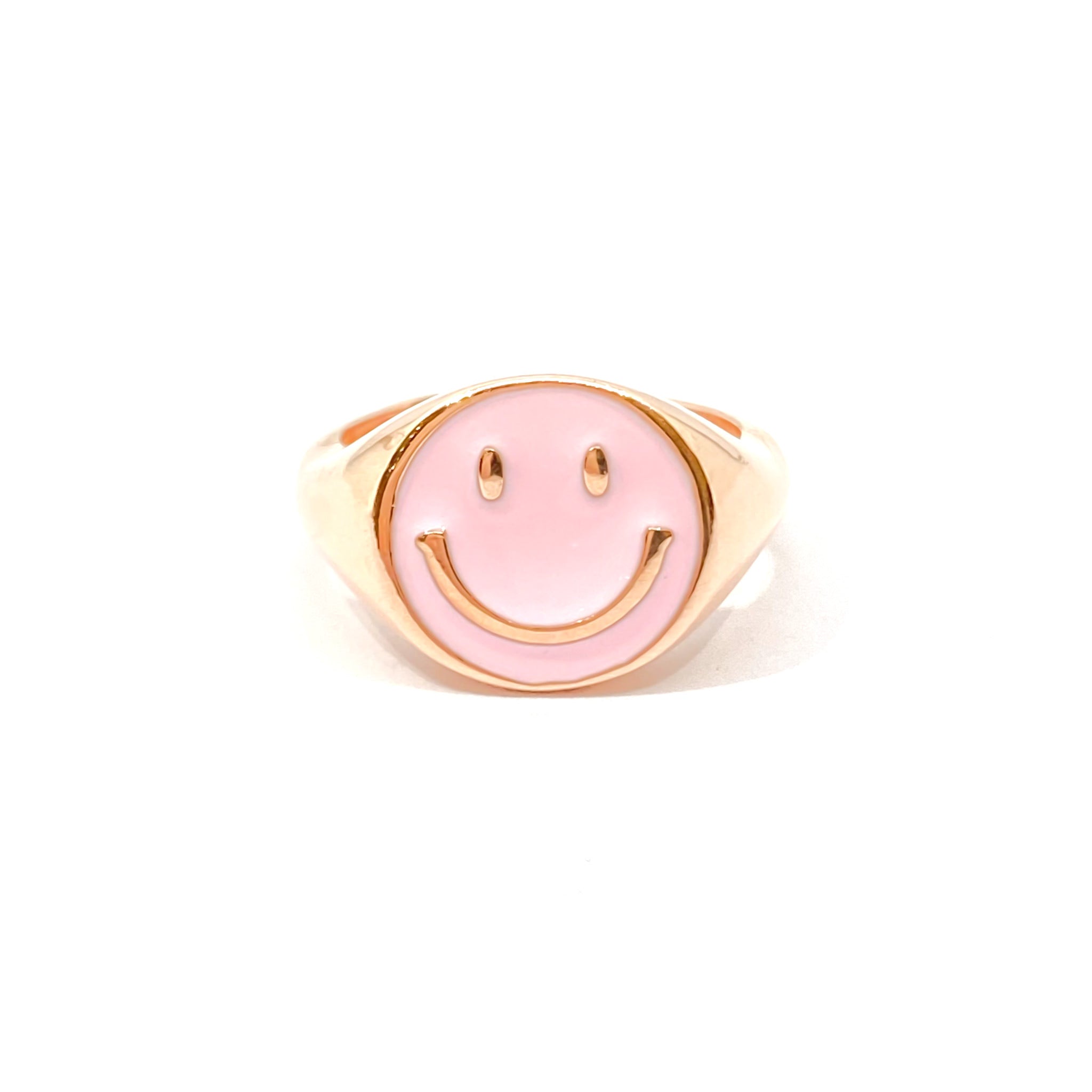 Enamel Smile Ring