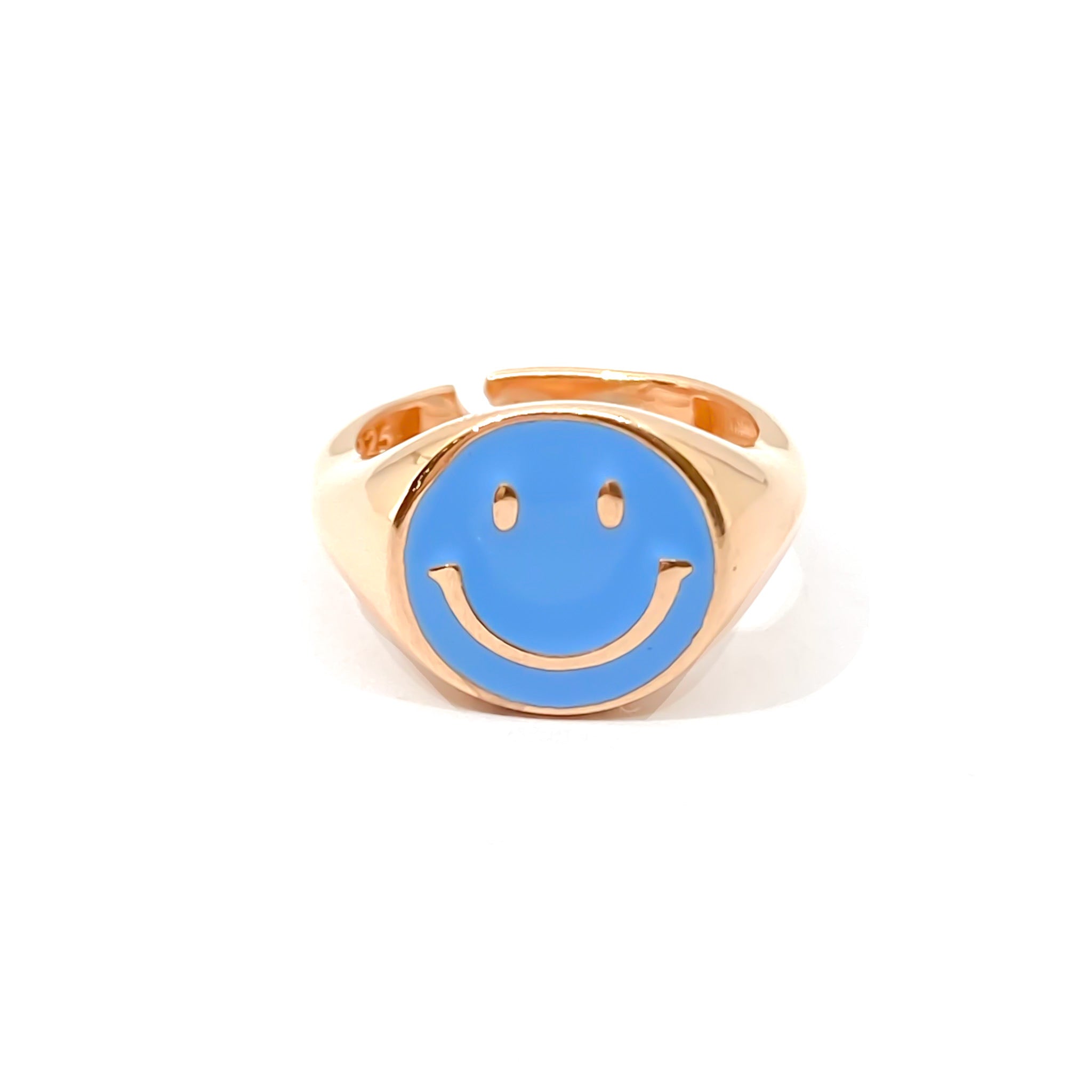 Enamel Smile Ring