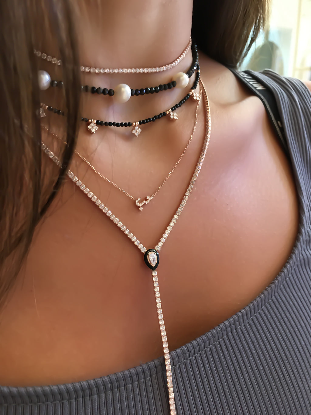 قلادة تنس ديبي دروب واي