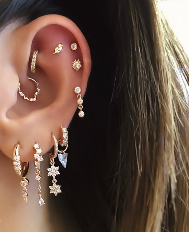 Olivia Yaso Twin Earrings