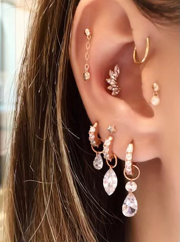 Princess Marquise 14 K Piercing