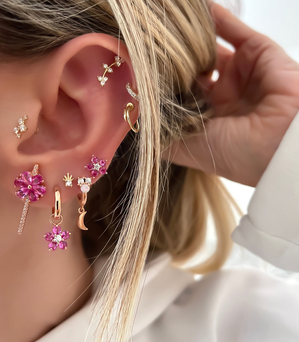 Trio Mia 14K Piercing