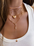 قلادة بالون القلب